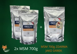 Vánoční set 2x FOXYMSM 700g + 700g FOXYMSM ZDARMA